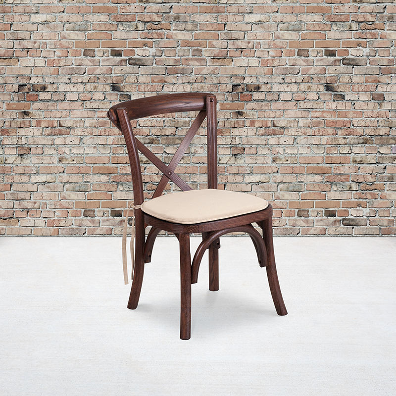 Alamont Furniture, ALA-YVY-215751, Wood Cross Back Chairs