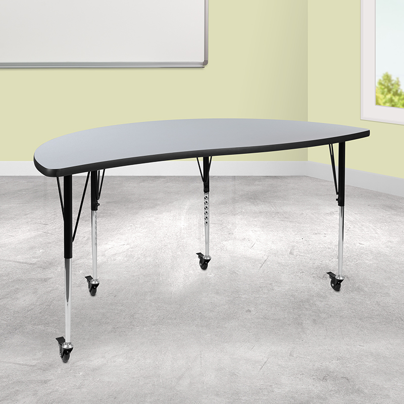 Alamont Furniture, ALA-CMO7-448347, Collaborative Half Circle Activity Tables