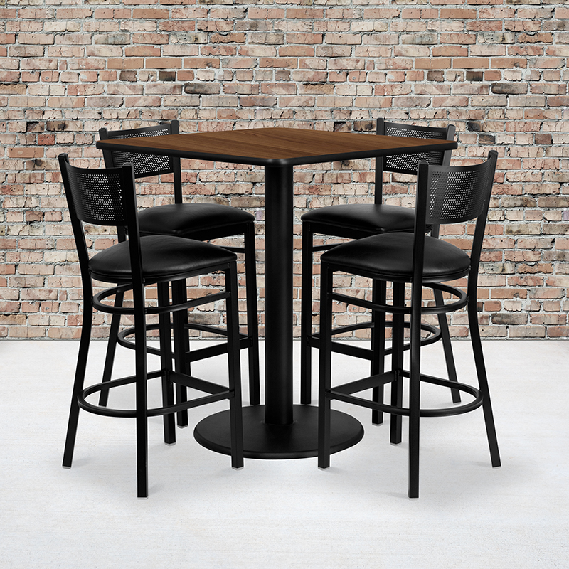Alamont Furniture, ALA-NE11-9182, Laminate Restaurant Bar Table and Stool Sets