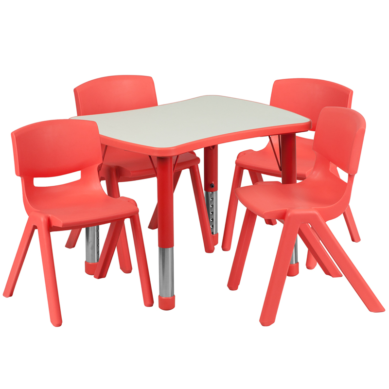 Alamont Furniture, ALA-ZVZD-20706, Rectangular Activity Table Set