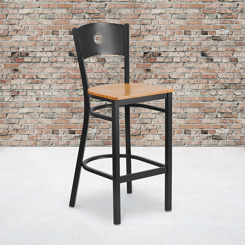 Alamont Furniture, ALA-YVEH-160089, Metal Restaurant Barstools
