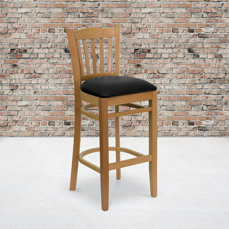 Alamont Furniture, ALA-YVEH-2290, Wood Restaurant Barstools