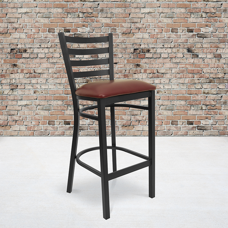Alamont Furniture, ALA-YVEH-1992, Metal Restaurant Barstools