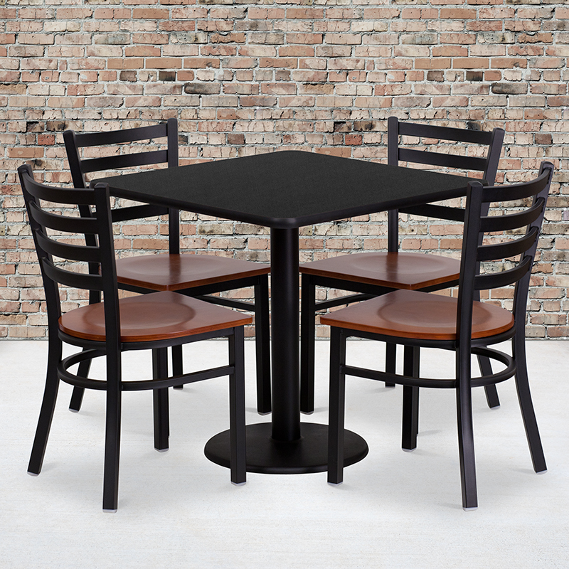Alamont Furniture, ALA-NE11-9170, Laminate Restaurant Table and Chair Sets