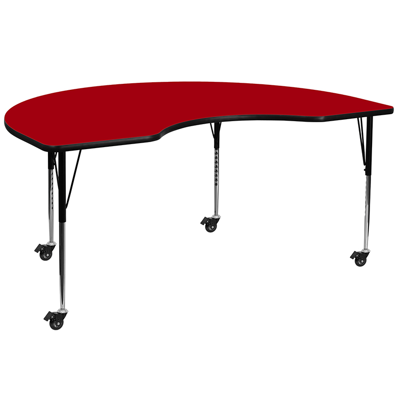 Alamont Furniture, ALA-YVB5-21319, Kidney Activity Tables with Casters