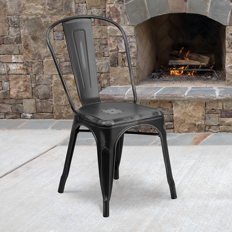 Alamont Furniture, ALA-FU46-157697, Metal Colorful Restaurant Chairs