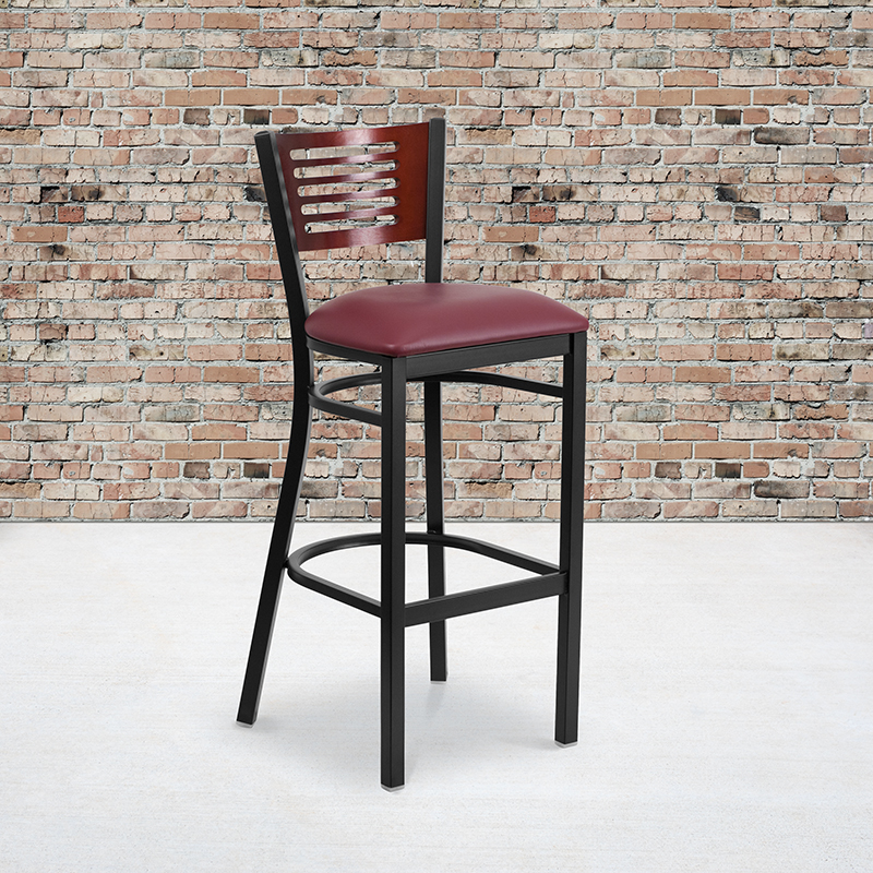 Alamont Furniture, ALA-YVEH-21691, Metal Restaurant Barstools