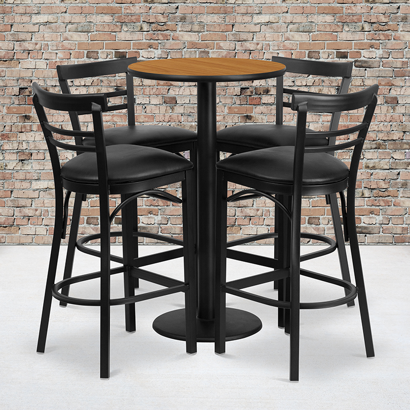 Alamont Furniture, ALA-STSC2-9162, Laminate Restaurant Bar Table and Stool Sets