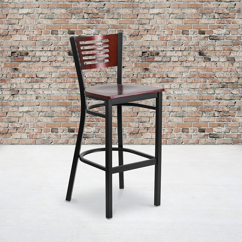 Alamont Furniture, ALA-YVEH-21699, Metal Restaurant Barstools