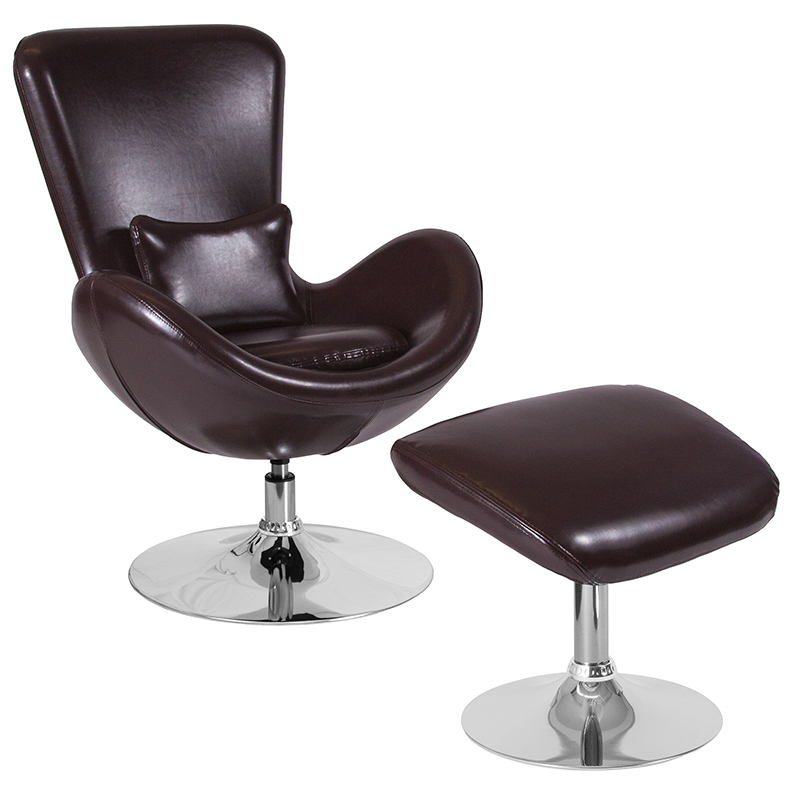 Alamont Furniture, ALA-DI27-232382, Leather Egg Chairs