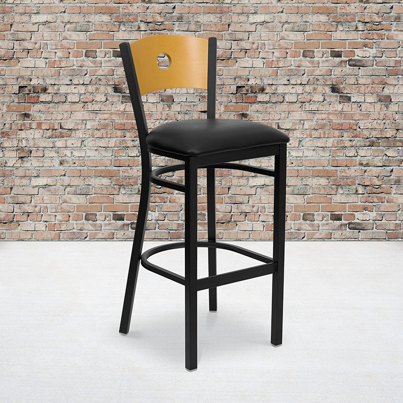 Alamont Furniture, ALA-YVEH-2077, Metal Restaurant Barstools