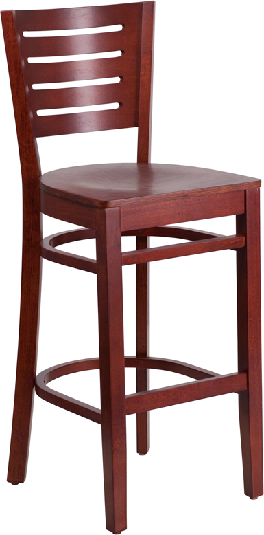 Alamont Furniture, ALA-YVEH-21653, Wood Restaurant Barstools