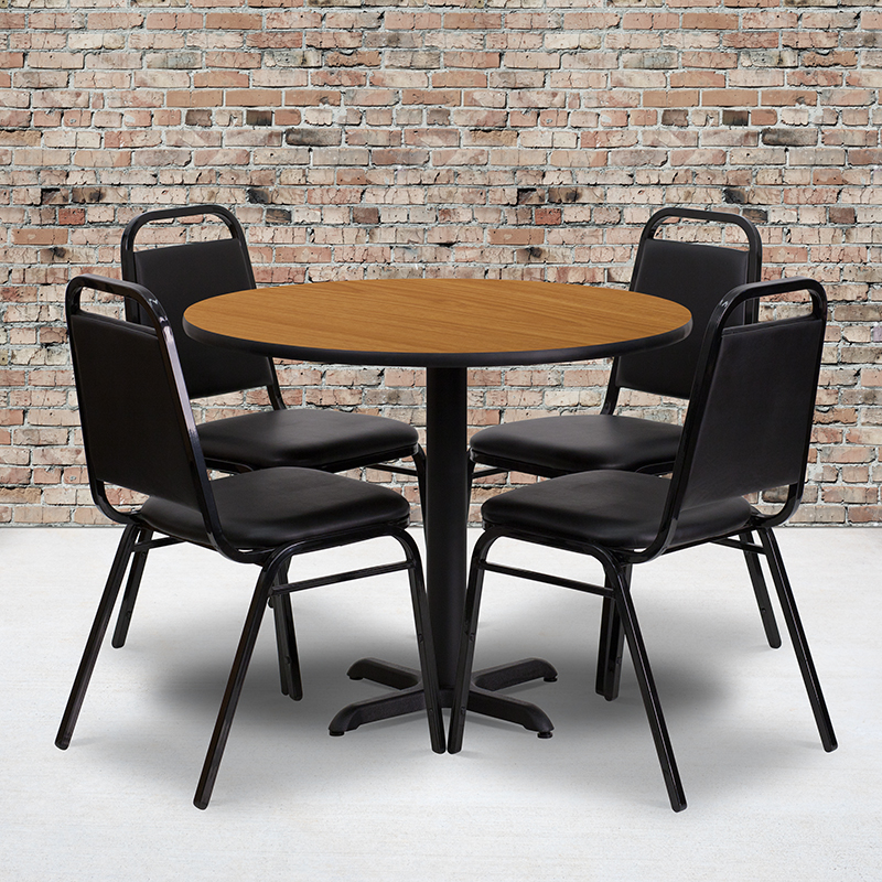 Alamont Furniture, ALA-IECG2-7751, Laminate Restaurant Table and Chair Sets