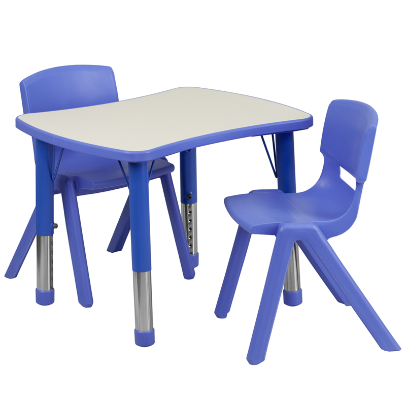 Alamont Furniture, ALA-ZVZD-20701, Rectangular Activity Table Set