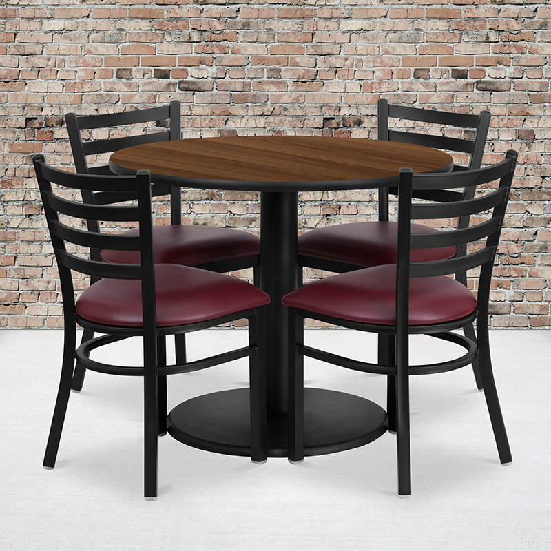Alamont Furniture, ALA-STSC2-9135, Laminate Restaurant Table and Chair Sets