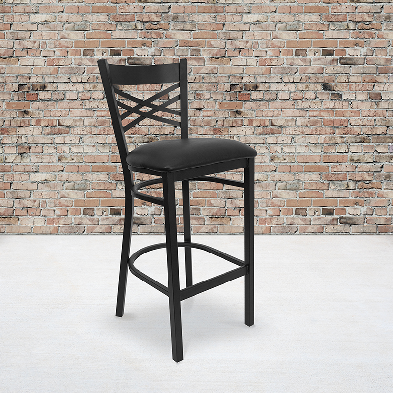 Alamont Furniture, ALA-YV7G-1988, Metal Restaurant Barstools