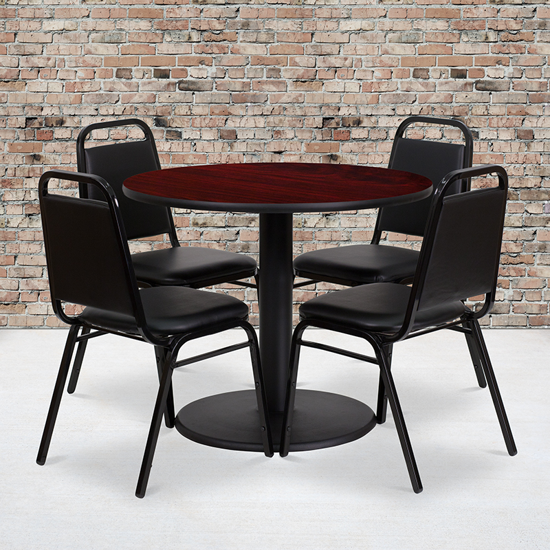 Alamont Furniture, ALA-STSC2-9129, Laminate Restaurant Table and Chair Sets