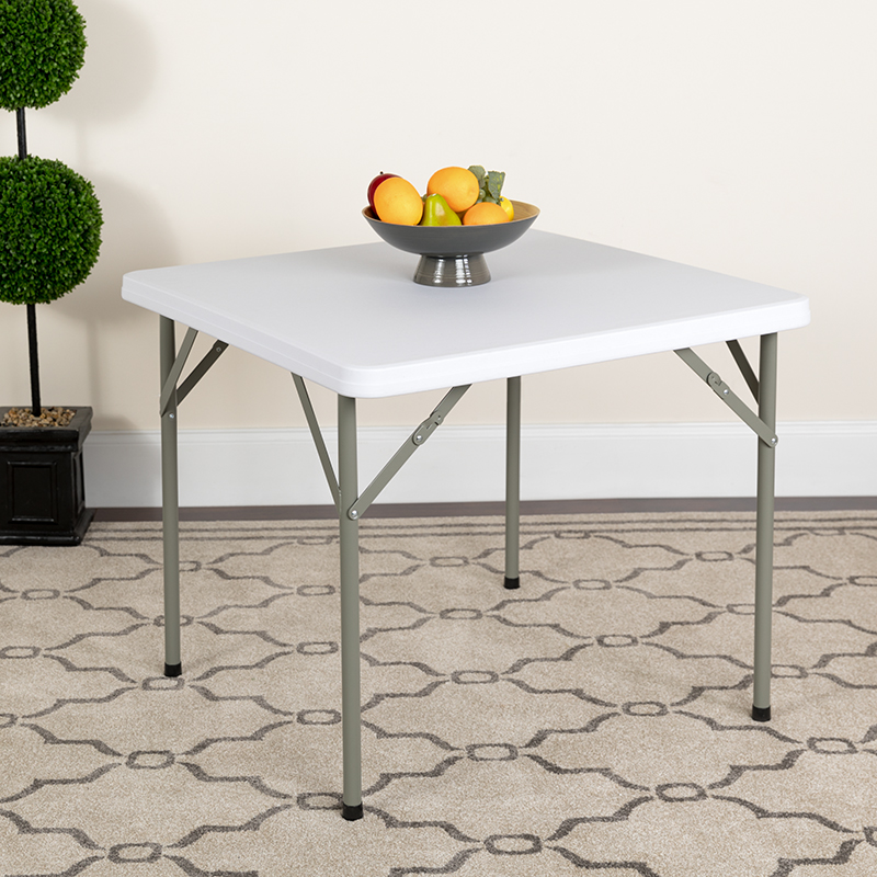 Alamont Furniture, ALA-EBEZ-20740, Square Plastic Folding Tables