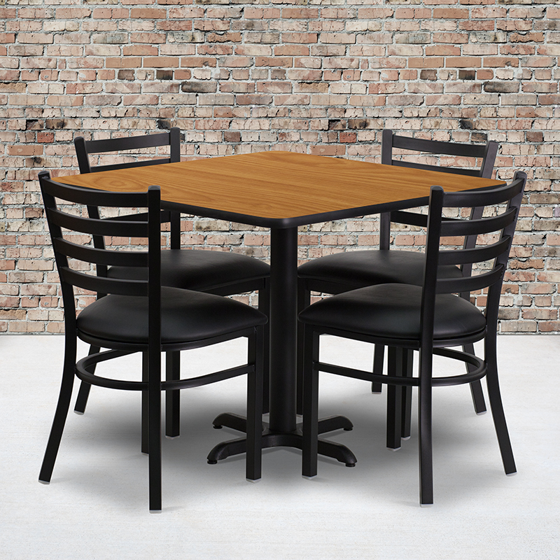 Alamont Furniture, ALA-IECG2-7763, Laminate Restaurant Table and Chair Sets