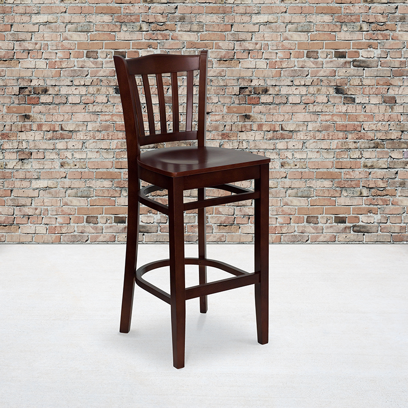 Alamont Furniture, ALA-YVEH-2394, Wood Restaurant Barstools