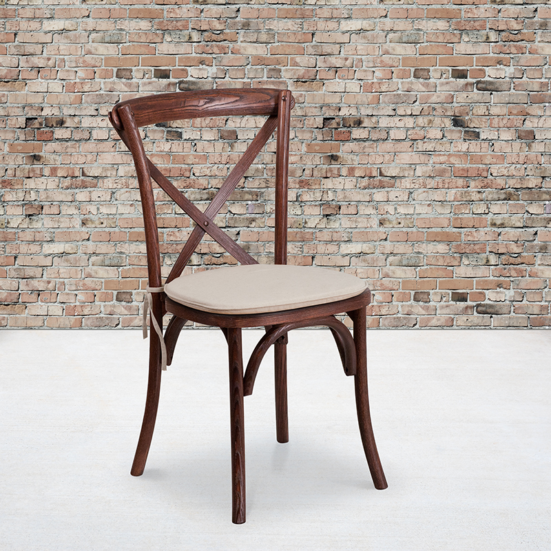 Alamont Furniture, ALA-YVY-215747, Wood Cross Back Chairs