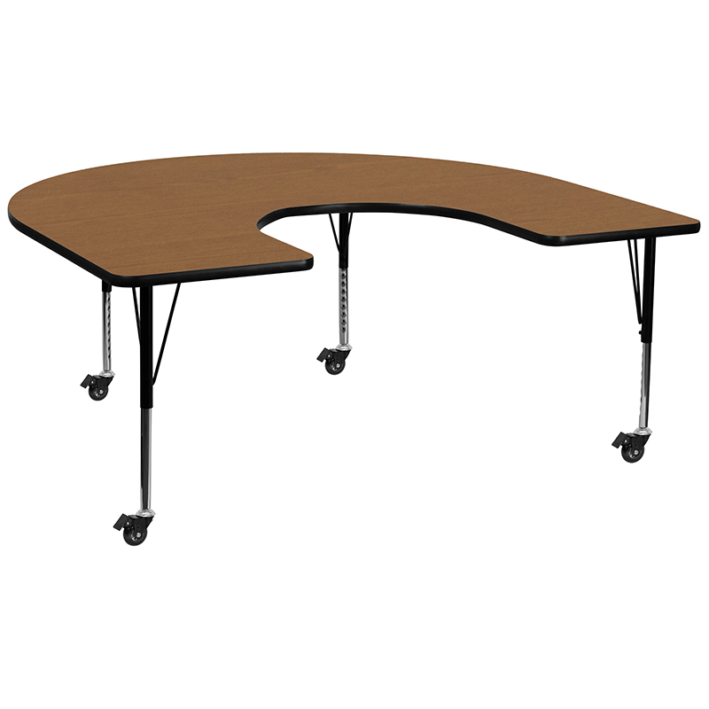 Alamont Furniture, ALA-YVB7-21360, Horseshoe Activity Tables with Casters