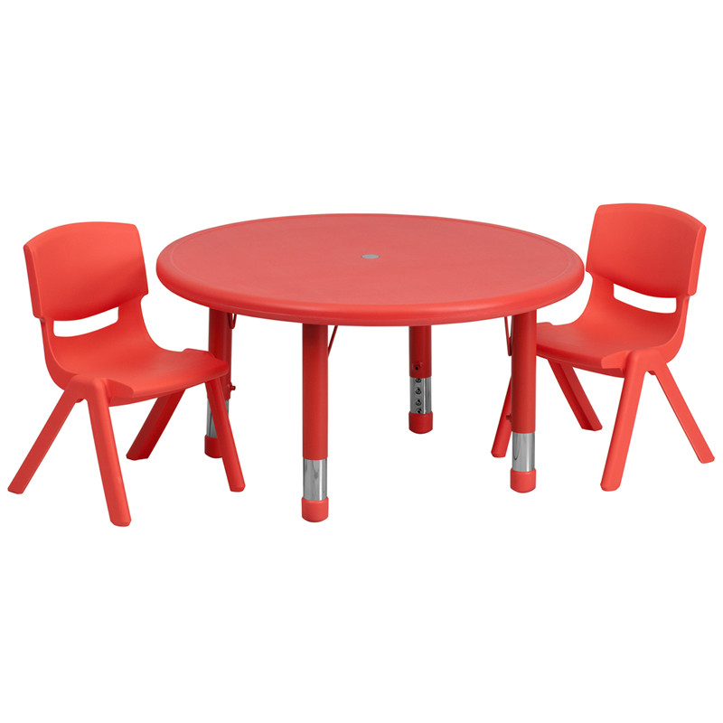 Alamont Furniture, ALA-ZVZD-9266, Round Activity Table Set