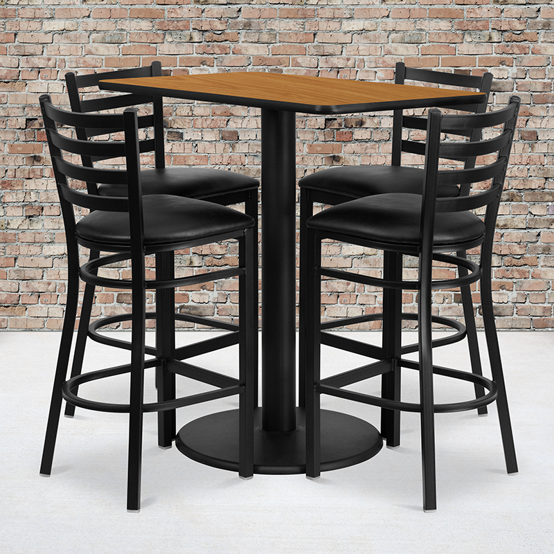 Alamont Furniture, ALA-STSC2-9146, Laminate Restaurant Bar Table and Stool Sets