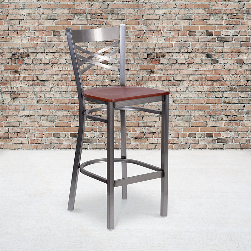 Alamont Furniture, ALA-YV7G-203668, Metal Restaurant Barstools