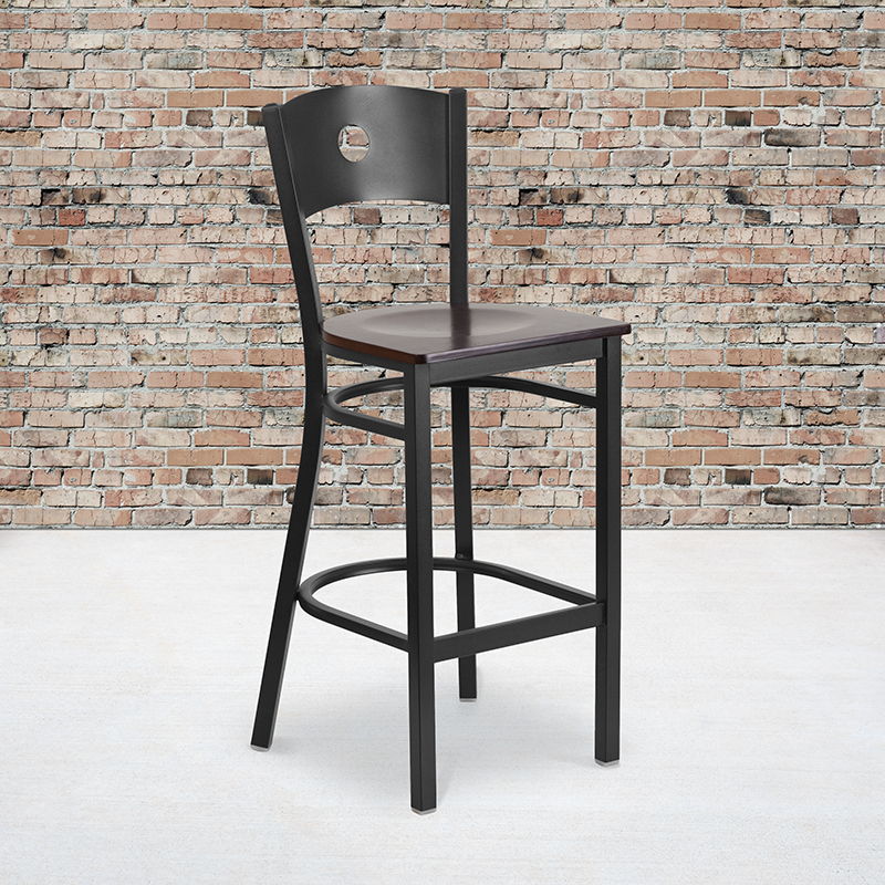 Alamont Furniture, ALA-YVEH-160069, Metal Restaurant Barstools