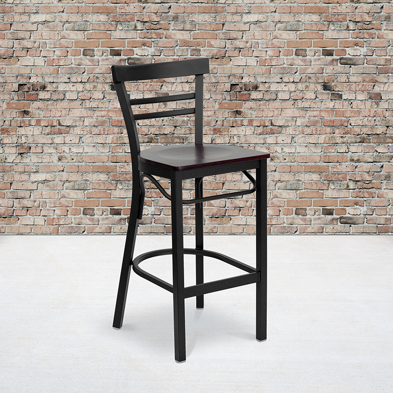 Alamont Furniture, ALA-YVEH-2068, Metal Restaurant Barstools