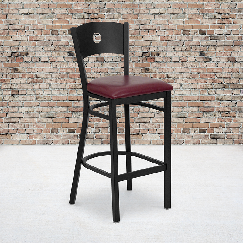 Alamont Furniture, ALA-YVEH-4639, Metal Restaurant Barstools