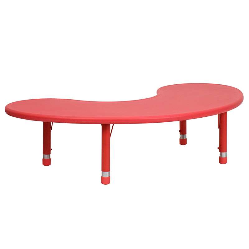Alamont Furniture, ALA-ZVZD-5014, Half-Moon Colorful Activity Tables