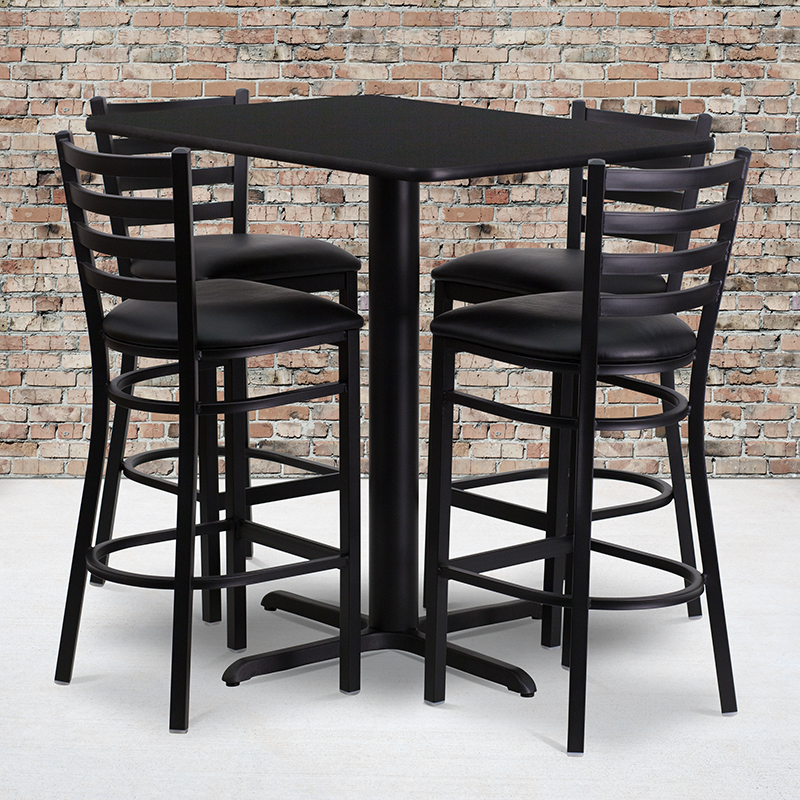 Alamont Furniture, ALA-IECG2-7765, Laminate Restaurant Bar Table and Stool Sets