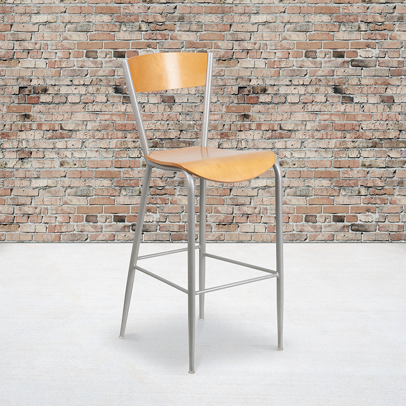 Alamont Furniture, ALA-YVEH-21705, Metal Restaurant Barstools