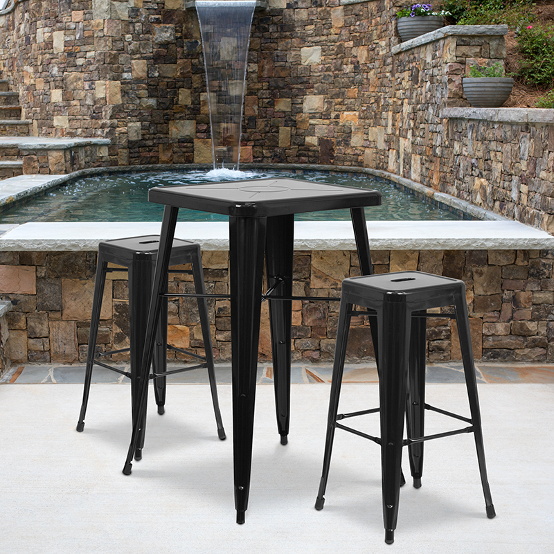 Alamont Furniture, ALA-DI42-22501, Metal Colorful Restaurant Barstools