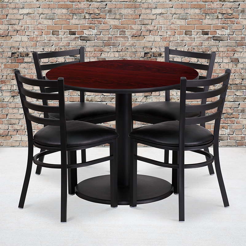 Alamont Furniture, ALA-STSC2-9157, Laminate Restaurant Table and Chair Sets