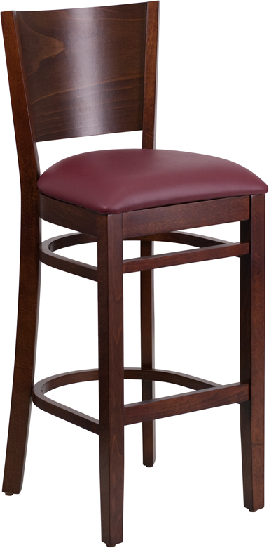 Alamont Furniture, ALA-YVEH-21674, Wood Restaurant Barstools