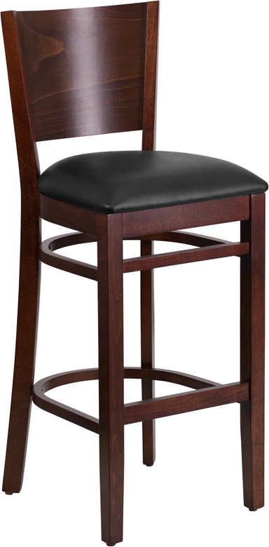 Alamont Furniture, ALA-YVEH-21673, Wood Restaurant Barstools
