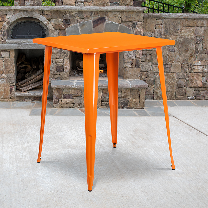 Alamont Furniture, ALA-DI62-176597, Metal Colorful Restaurant Bar Tables