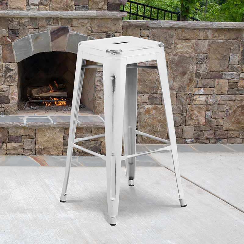 Alamont Furniture, ALA-FUCU-158214, Metal Colorful Restaurant Barstools