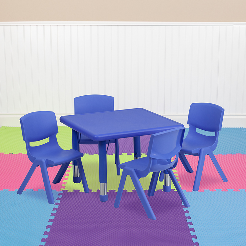 Alamont Furniture, ALA-ZVZD-9231, Square Activity Table Set