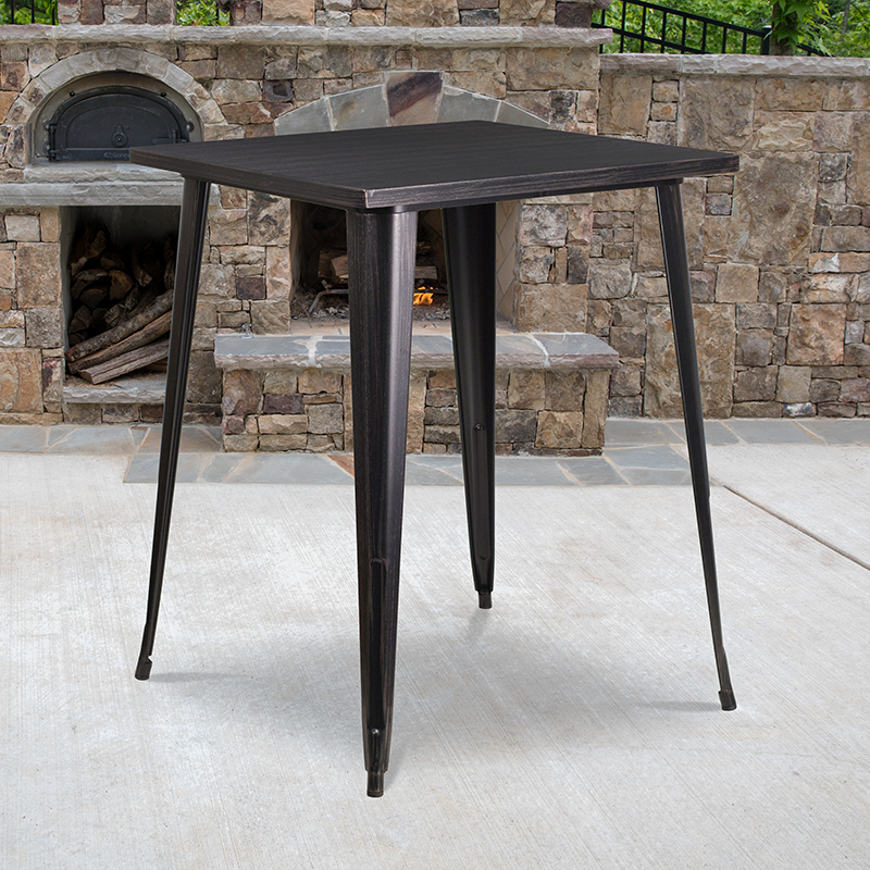 Alamont Furniture, ALA-DI62-176603, Metal Colorful Restaurant Bar Tables