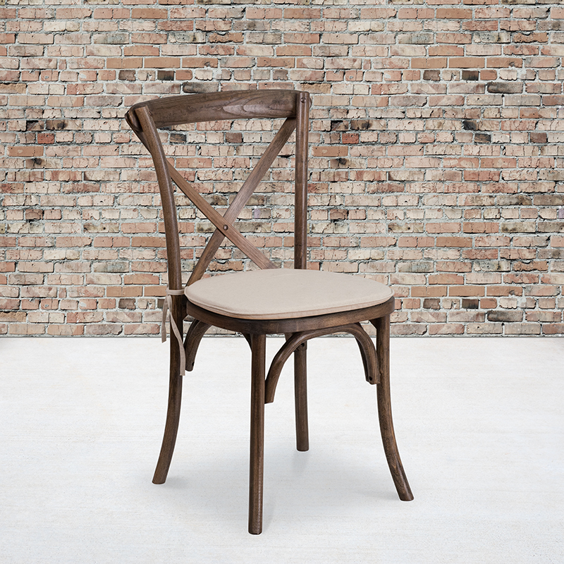 Alamont Furniture, ALA-YVY-215749, Wood Cross Back Chairs