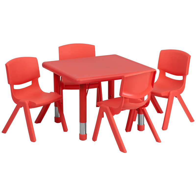 Alamont Furniture, ALA-ZVZD-9235, Square Activity Table Set