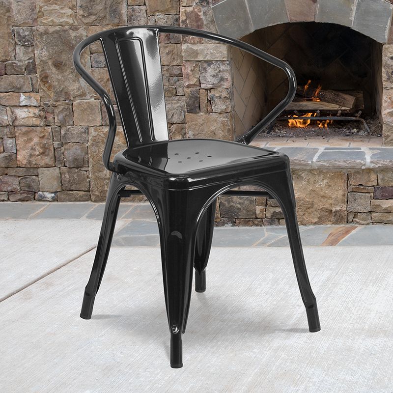 Alamont Furniture, ALA-DI42-22457, Metal Colorful Restaurant Chairs