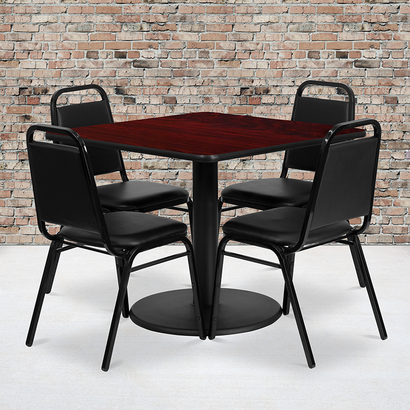 Alamont Furniture, ALA-STSC2-9137, Laminate Restaurant Table and Chair Sets