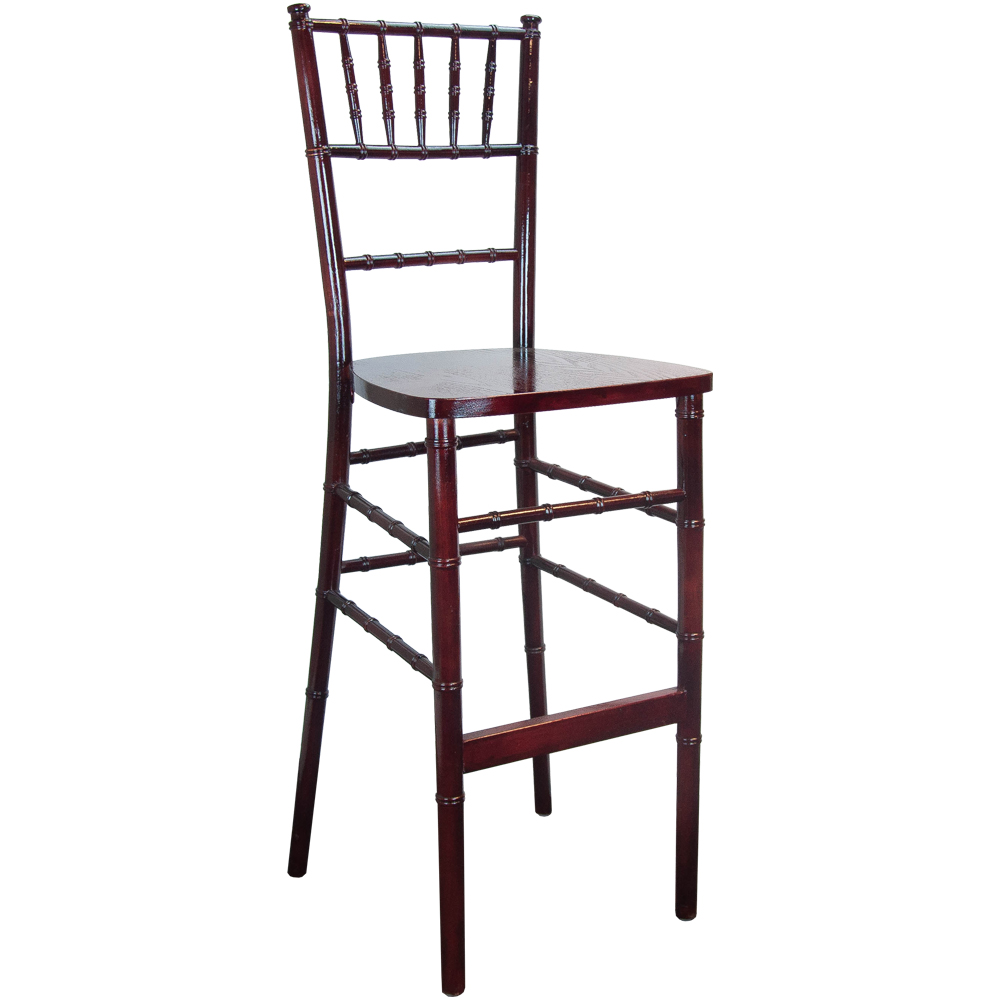 Alamont Furniture, ALA-XEDIJ-269830, Wood Chiavari Barstools