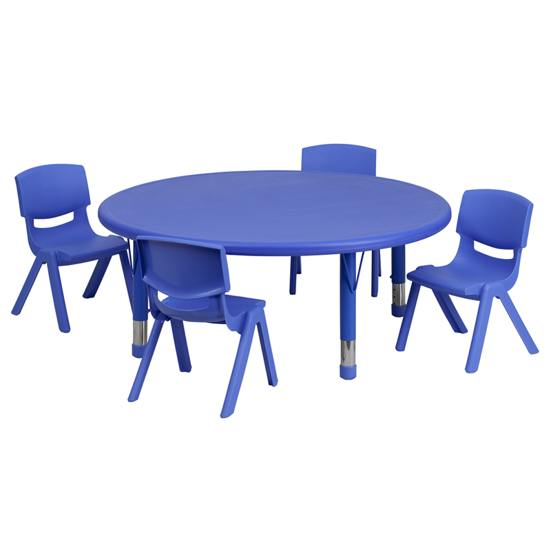 Alamont Furniture, ALA-ZVZD-9249, Round Activity Table Set