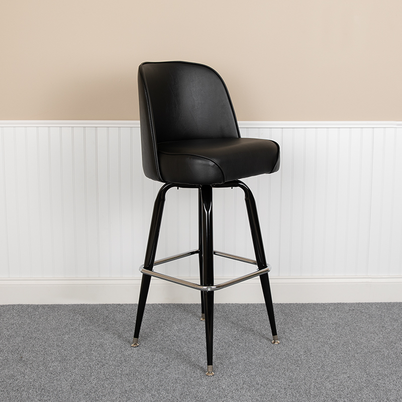 Alamont Furniture, ALA-YVG-18162, Metal Restaurant Swivel Barstools